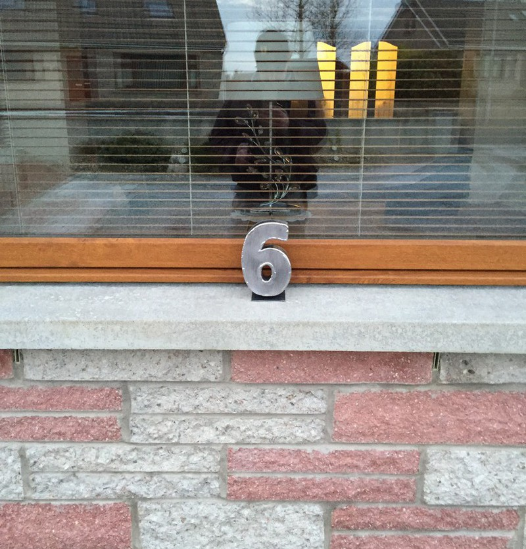 windowsill lead house number