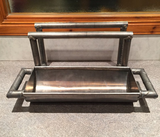 2 part lead bbq planter