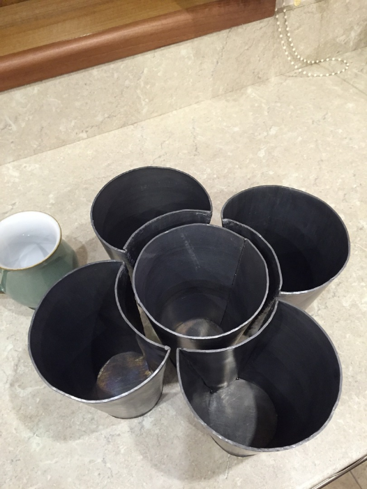 lead flowerpot flower