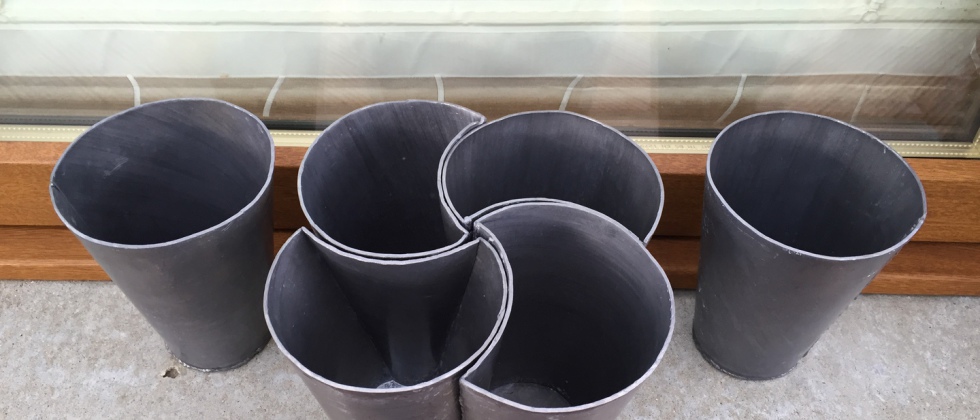 curvy lead pots